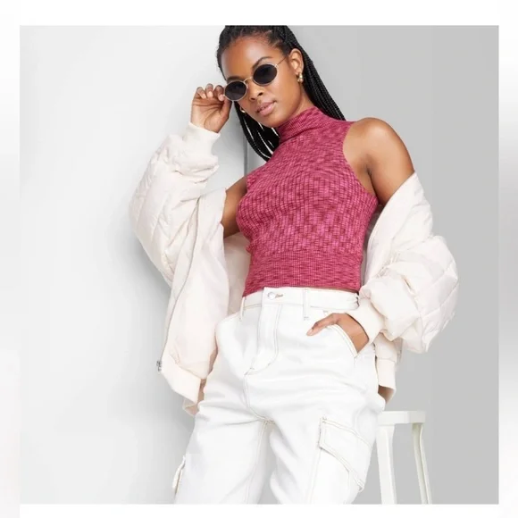 wild fable Tops Target Wild Fable Mock Neck Knit Sleeveless